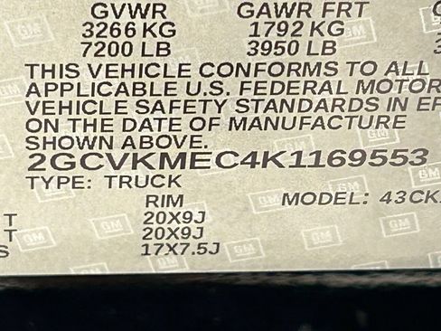 Used 2019 Chevrolet Silverado 1500 Custom w/ Custom Convenience Package AWD/4WD image 44