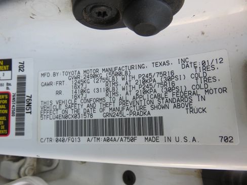 Used 2012 Toyota Tacoma 4x4 Double Cab image 37