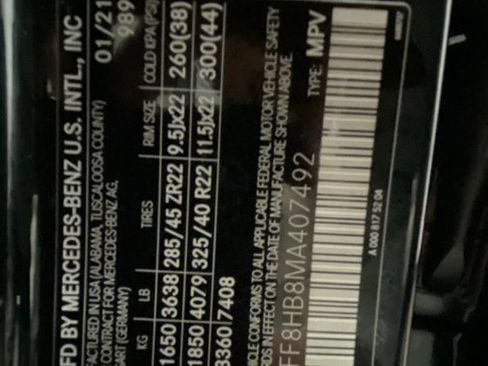 Used 2021 Mercedes-Benz Maybach GLS 600 4MATIC image 66