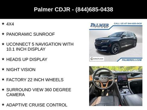 Certified 2022 Jeep Grand Cherokee Summit AWD/4WD image 6