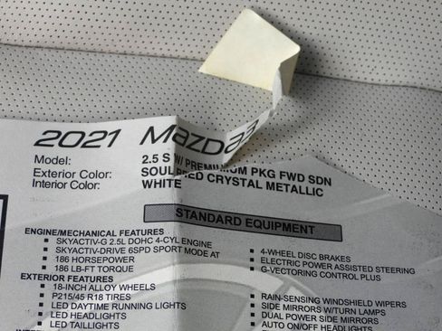 Used 2021 MAZDA MAZDA3 s FWD image 71