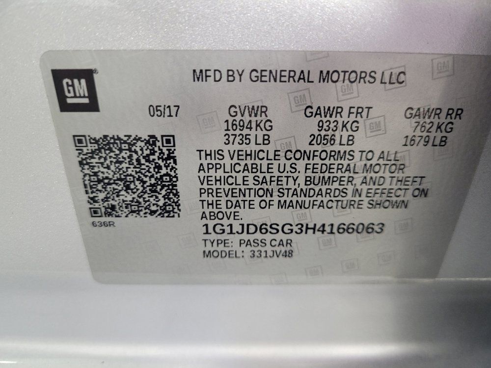 Used 2017 Chevrolet Sonic LT FWD image 33