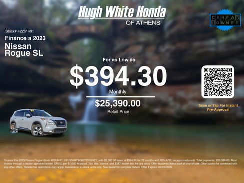 Used 2023 Nissan Rogue SL w/ SL Premium Package image 3