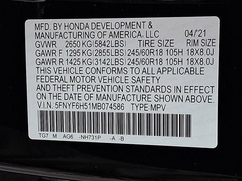 Used 2021 Honda Pilot EX-L image 29