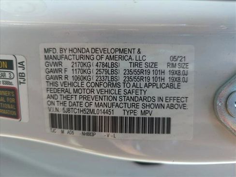 Used 2021 Acura RDX FWD w/ Technology Package image 25