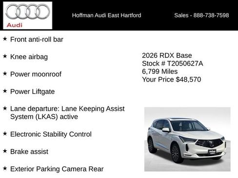 Used 2026 Acura RDX w/ Advance Package AWD/4WD image 30