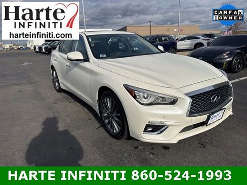 Certified 2022 INFINITI Q50 Luxe w/ Cargo Package image 3