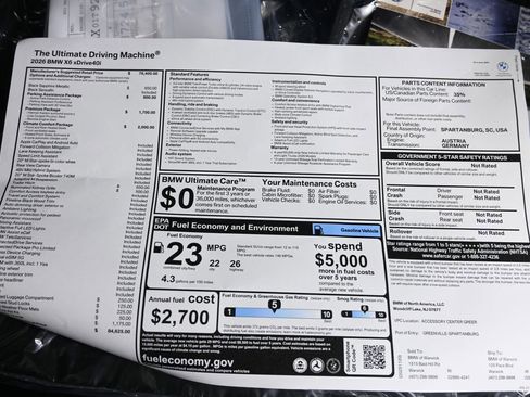 New 2026 BMW X6 xDrive40i w/ Climate Comfort Package image 38