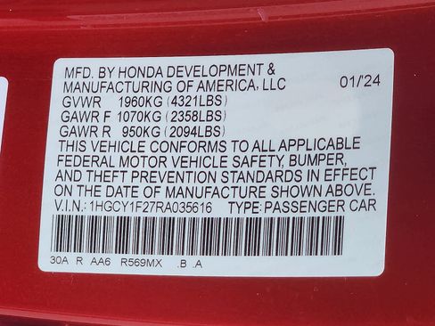 Used 2024 Honda Accord LX image 27