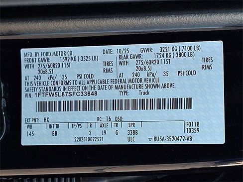 New 2025 Ford F150 Lariat w/ Equipment Group 501A Mid image 18