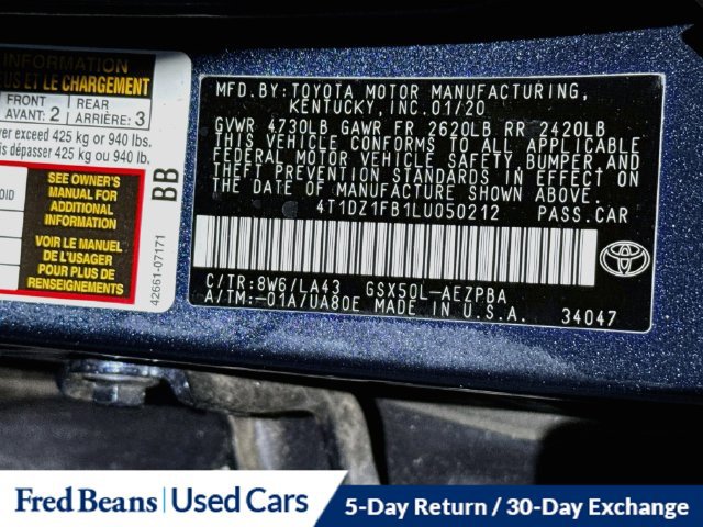 Used 2020 Toyota Avalon Limited w/ Advanced Safety Package FWD image 27