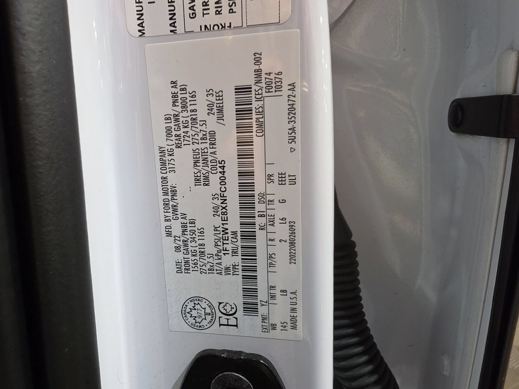 Used 2022 Ford F150 Tremor w/ Equipment Group 401A Mid AWD/4WD image 25