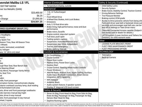 Used 2022 Chevrolet Malibu LS FWD image 21