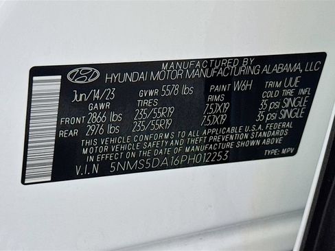 Used 2023 Hyundai Santa Fe Limited w/ Cargo Package AWD/4WD image 33