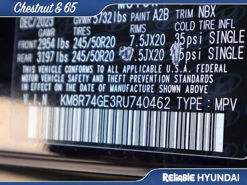 Used 2024 Hyundai Palisade Calligraphy FWD image 42