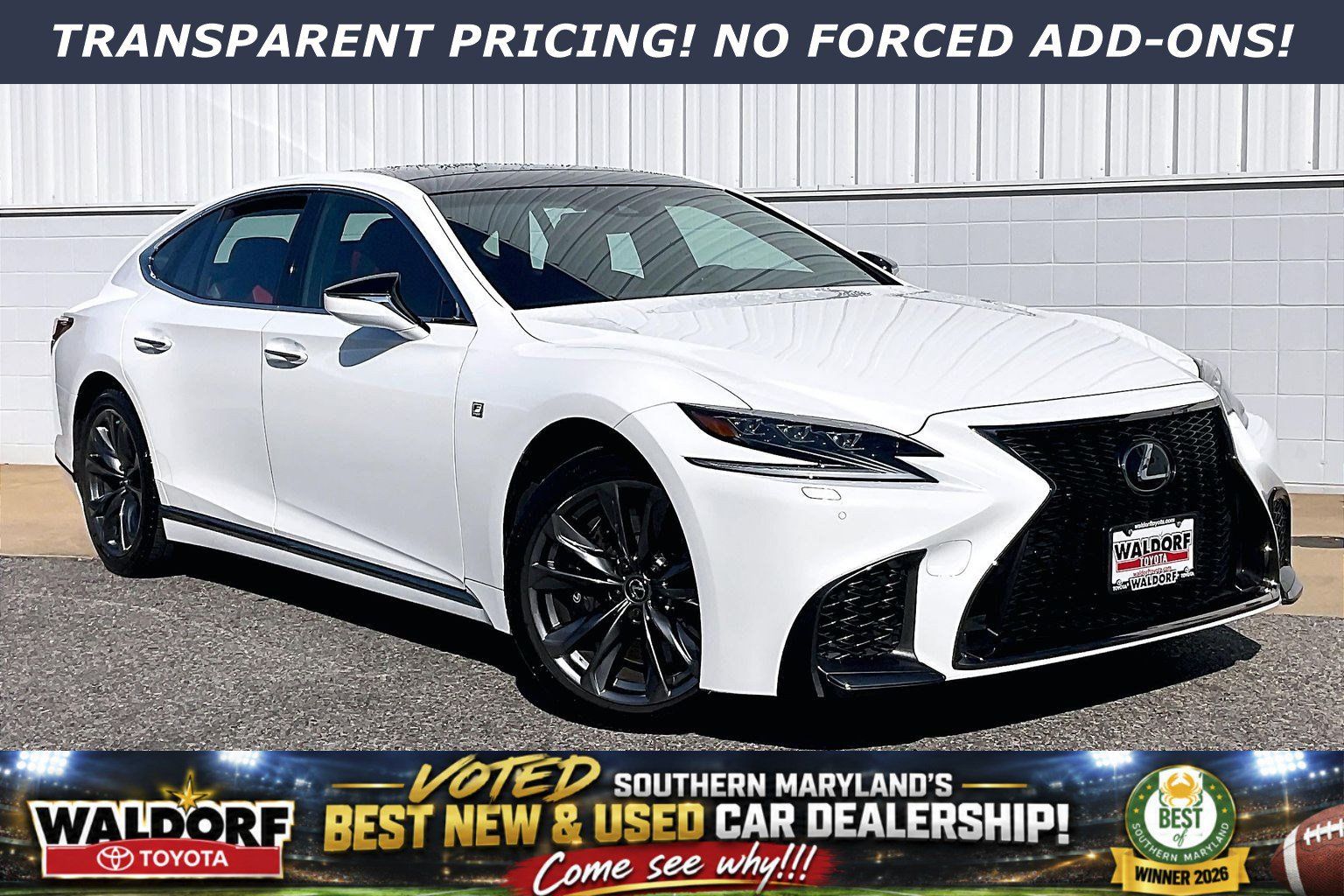 Used 2018 Lexus LS 500 F Sport w/ Accessory Package (Z1) AWD/4WD image 1