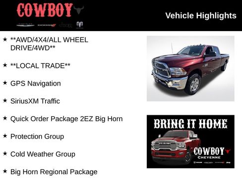 Used 2017 RAM 3500 Big Horn AWD/4WD image 2