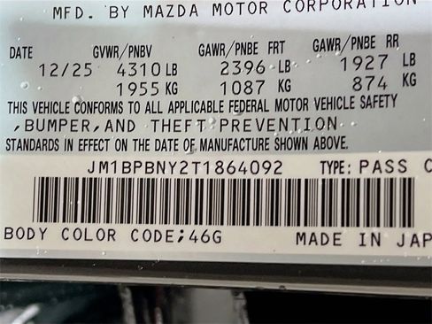 New 2026 MAZDA MAZDA3 Hatchback w/Premium Plus Pkg image 24