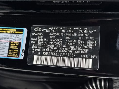 New 2025 Hyundai Palisade Calligraphy image 28