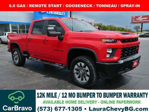Certified 2022 Chevrolet Silverado 2500 Custom w/ Gooseneck/5TH Wheel Package AWD/4WD image 1