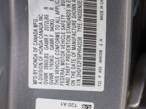 Used 2023 Honda Civic Sport image 30