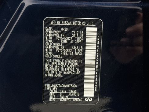 Used 2021 INFINITI QX80 Premium Select w/ All-Season Package image 25