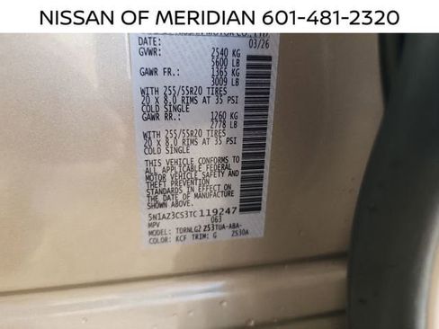 New 2026 Nissan Murano SL AWD/4WD image 22