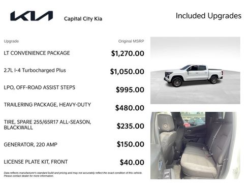 Used 2023 Chevrolet Colorado LT w/ LT Convenience Package AWD/4WD image 4