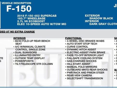 Used 2018 Ford F150 XL w/ XL Power Equipment Group image 16