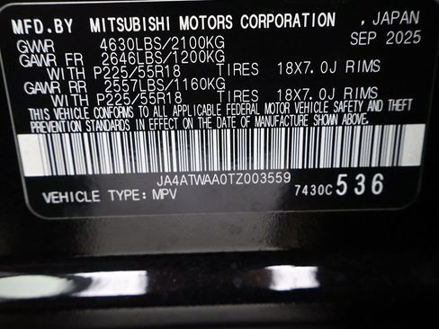 New 2026 Mitsubishi Eclipse Cross SEL image 50