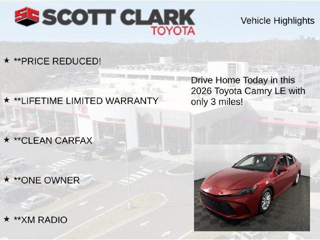 Used 2026 Toyota Camry LE w/ Convenience Package FWD image 13