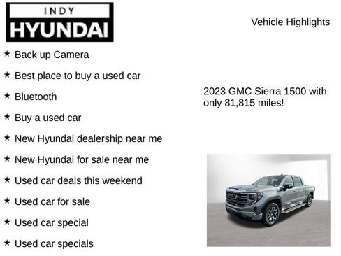 Used 2023 GMC Sierra 1500 SLT w/ SLT Premium Plus Package AWD/4WD image 8