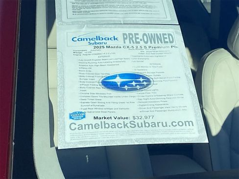 Used 2025 MAZDA CX-5 AWD 2.5 S w/ Premium Plus Pkg image 6