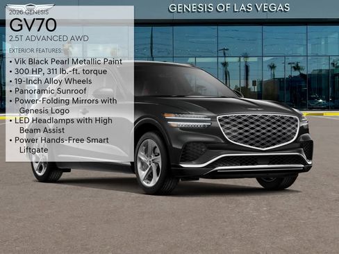 New 2026 Genesis GV70 2.5T Advanced image 3