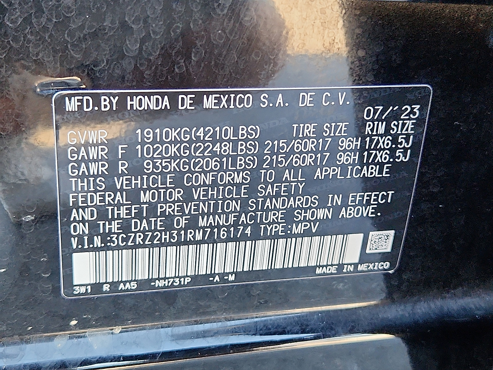 Used 2024 Honda HR-V LX image 26