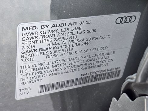 Certified 2025 Audi Q3 2.0T Premium w/ Convenience Package image 30