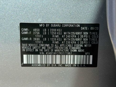 Certified 2024 Subaru Outback Premium AWD/4WD image 31