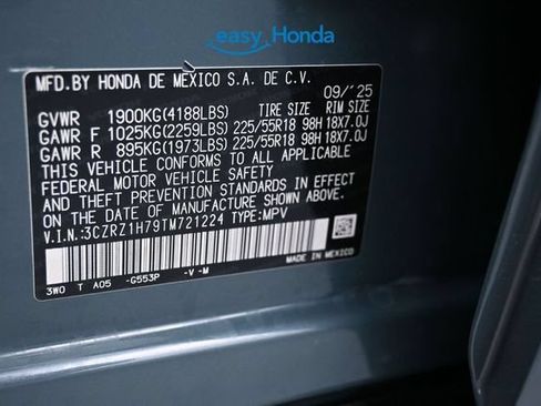 Certified 2026 Honda HR-V EX-L image 18