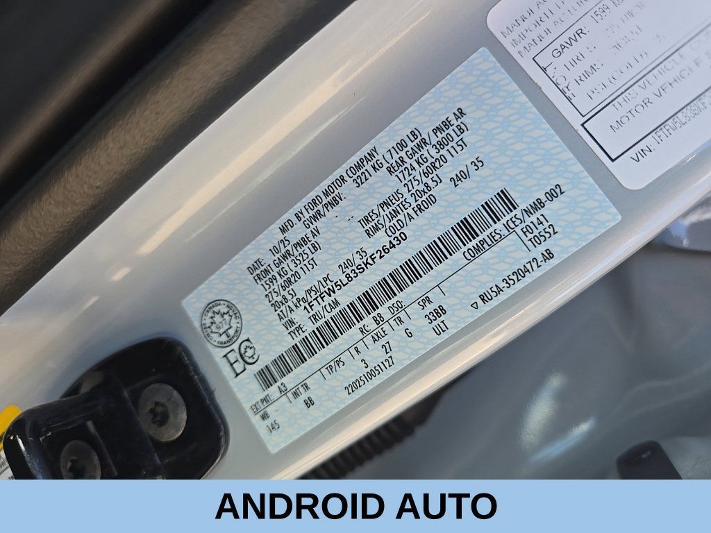Used 2025 Ford F150 Lariat AWD/4WD image 15