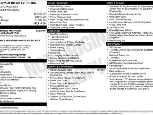 Used 2024 Chevrolet Blazer EV RS AWD/4WD image 6