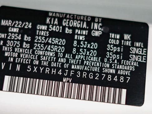 Used 2024 Kia Sorento EX w/ Panoramic Sunroof Package image 37