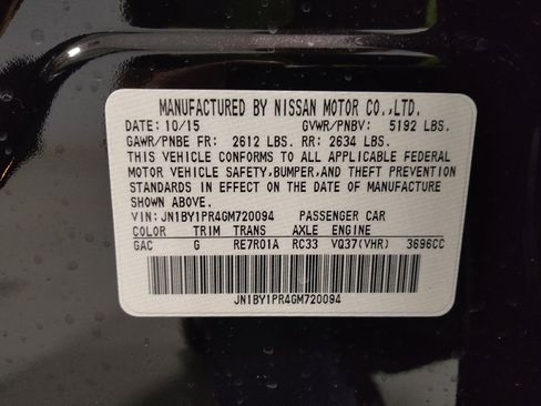 Used 2016 INFINITI Q70 L 3.7 w/ Deluxe Touring Package image 33