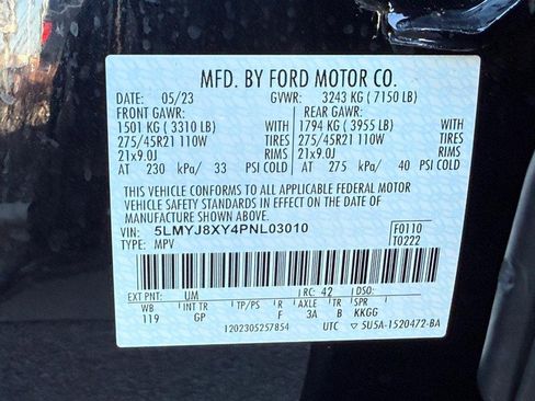 Certified 2023 Lincoln Aviator Grand Touring w/ Equipment Group 301A image 30