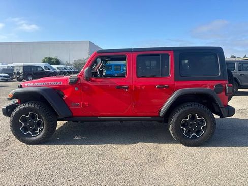 Used 2023 Jeep Wrangler Unlimited Rubicon 4xe w/ Steel Bumper Group AWD/4WD image 8