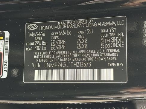 New 2026 Hyundai Santa Fe SEL FWD image 32