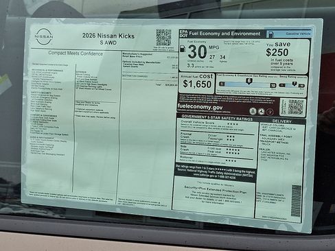 New 2026 Nissan Kicks S image 7