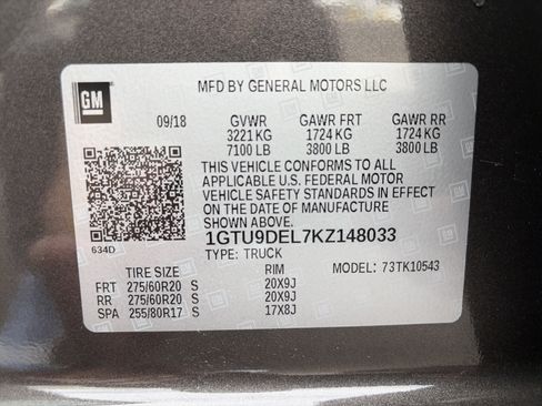 Used 2019 GMC Sierra 1500 SLT w/ SLT Premium Plus Package image 33