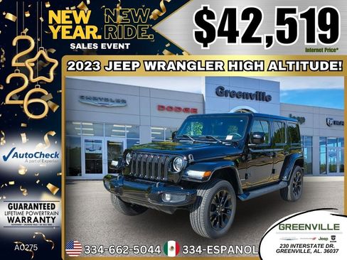 Used 2023 Jeep Wrangler High Altitude image 1
