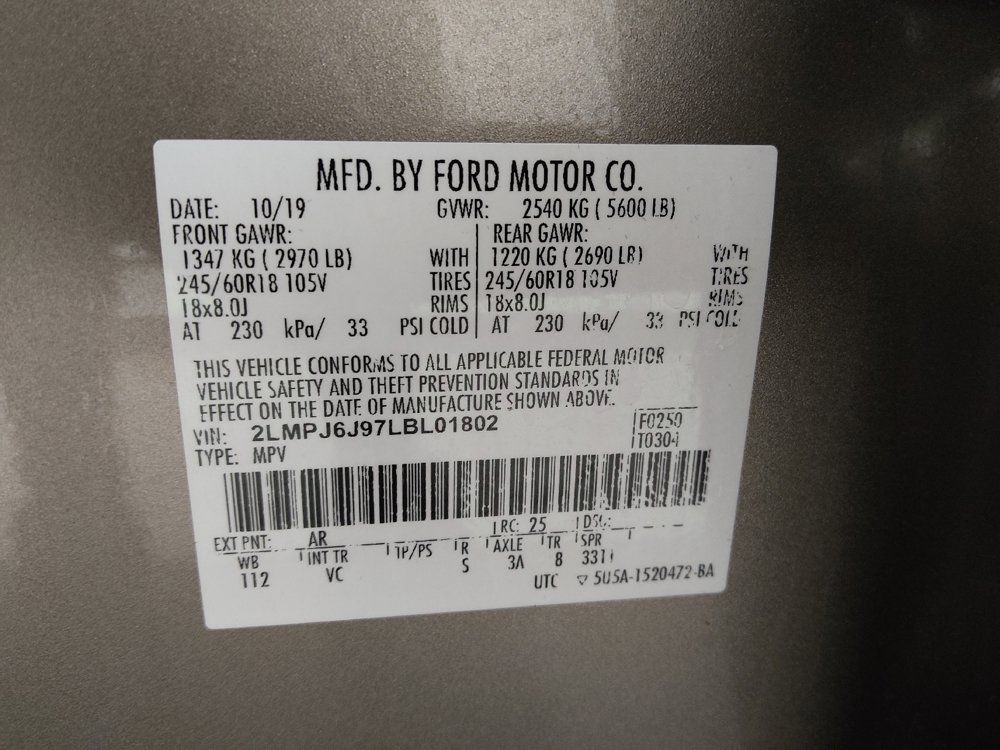 Used 2020 Lincoln Nautilus FWD image 33