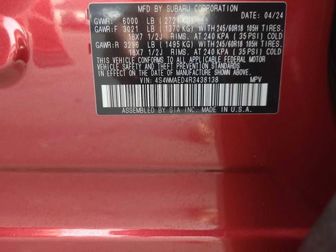 Used 2024 Subaru Ascent Premium w/ Convenience Package image 29